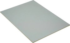 Dünn HDF-Platte silber 120 x 60 cm, 3 mm  Hartfaserplatte