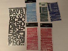 Lot of Letter Stickers for Scrapbooking and Crafts NEW