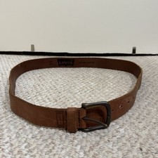 Levi's Vintage Y2K 11LV02SR Brown Genuine Leather Belt Tag Men's Size 42/105 New