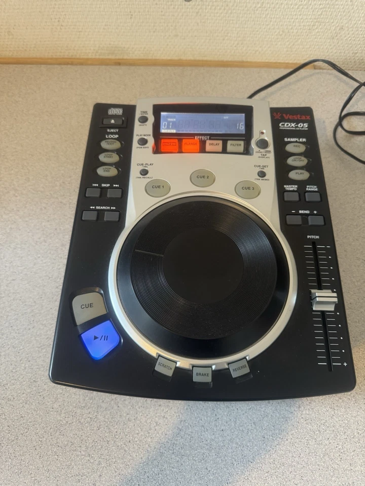 Vestax CDX-05 DJ CD Player Sampling Loop Scratch Effekte Pitch .TOP! - Bild 3 von 4