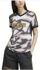 Adidas Women&rsquo;s Tiro Pride Soccer Jersey Black Solar Slime 2XS New with Tags