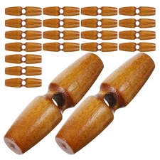  50 Pcs Sew on Toggle Closure Coat Sewing Toggles Buttons Replacement