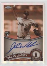 2011 Topps Chrome Rookie Auto Sepia Refractor 69/99 Jordan Walden #183 Auto 0v1