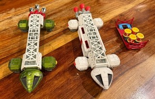 Japanese toy Eagle Transporter and Freighter circa 1970's