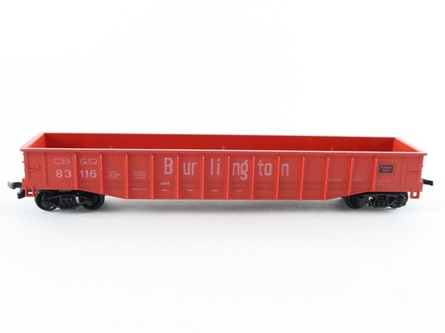 Vagón de tren góndola roja AHM Lima HO Burlington CB&Q 83116 | Condition: Used