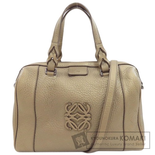 LOEWE Loewe Husta Anagram 2WAY handbag calf ladies used