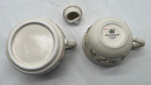 Pfaltzgraff TEA ROSE 7 1/2" Tea For One Individual Teapot with Lid and Cup - Picture 7 of 8
