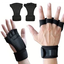 Fitness Wrist Wrap Gloves - Anti-Slip for Weightlifting & Strength Training