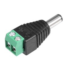 20 x DC Male Connector 5.5x2.1mm Power Jack Adapter for CCTV Camera