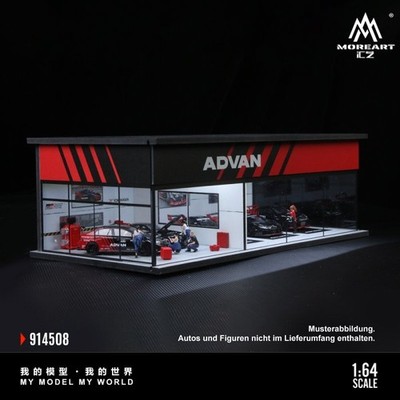 Diorama - Parking Exhibition Hall - 30x30x20,5 cm - ADVAN - More Art 1:64