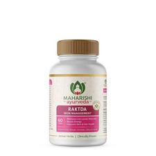 1 packs X Maharishi Ayurveda Raktda 60 Tabs FREE SHIPPING