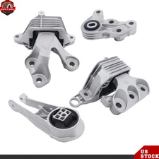 Fit for Chevrolet Malibu 2016-2018 1.5L AUTO 4× Motor & Transmission Mount Set