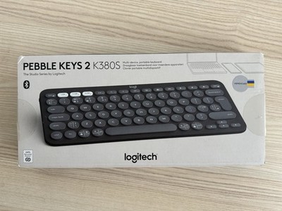 Logitech Pebble Keys 2 K380s   Bluetooth Tastatur (Ukrainisch/Englisch Layout)