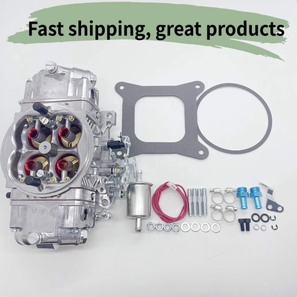 Carburador de 4 barriles 0-80457S para Holley modelo 600CFM Street Warrior pulido Foto 2 de 4