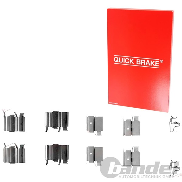 Quick Brake MONTAGE-SATZ BremsbelÄGe ZubehÖR Vorne Passend FüR Mazda 3 323 RX-8-image