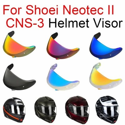 Motorradhelm Visier für Shoei Neotec II CNS-3 - UV Shield, getönte Gläser