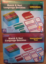 Lakeshore Match Sort Language Quickies Grades 4-5 -Literature Informational
