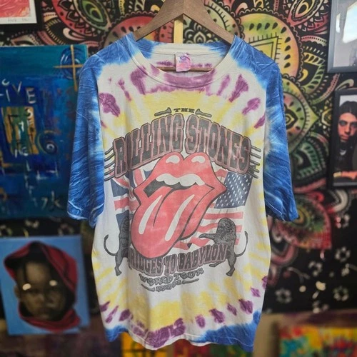 Rare Vintage 90s The Rolling Stones Bridges To Babylon Tour 1990s vintage concert t-shirt, vintage, size XXL, single stitch, B+ condition
