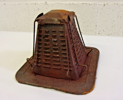 Vintage Toaster 4 Bread Slice Stove Top Pyramid Collectable 1900