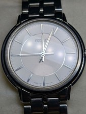 Working Genuine Belt SEIKO White Dial Quartz Watch