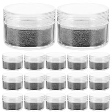 50 Pcs Small Plastic Jewelry Storage Boxes With Transparent Lid And Sponge