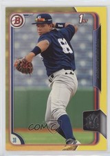2015 Bowman Prospects Yellow Nelson Gomez #BP116 0ne3