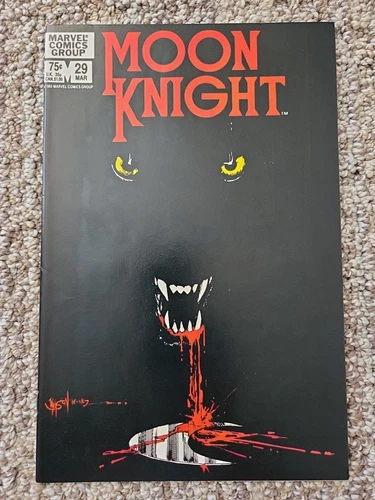 Moon Knight #29 Black Werewolf By Night cover Marvel 1982 VF