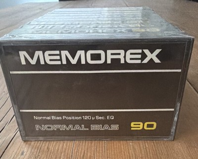 10x Memorex 90 TYPE I BLANK CASSETTE  TAPE OVP Rare Neu