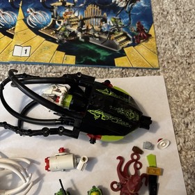 LEGO Atlantis Gateway of the Squid 8061 Incomplete, minifigures see desc