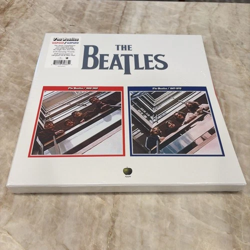 The Beatles 1962-1966 & 1967-1970 6 LP Box Set Color Vinyl Red & Blue BRAND NEW