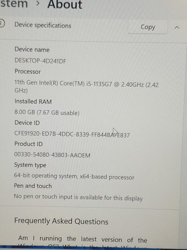 Lenovo ThinkPad L13 GEN 2 13.3 " i5-1135G7 2.4GHZ 8GB ,256GB SSD WIN 11.,SL1 - Picture 6 of 17