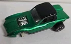 Hot Wheels Redline 1967  Python Green /dark interior/missing 1 tire