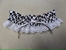 Car Racing checkered flag All sizes New wedding bridal toss keepsake garter