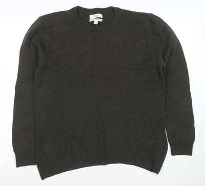 Grauer Pullover Pulli Herren UK Größe L Marks and Spencer