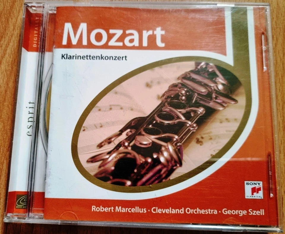 MOZART Klarinettenkonzert KV 622 ROBERT MARCELLUS Sinfonia Concert. KV 364 SZELL