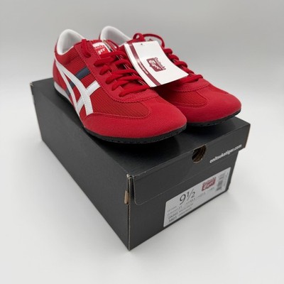 Onitsuka Tiger Machu Racer DN303 Cerise/Red White Unisex Size 9 1/2 - New