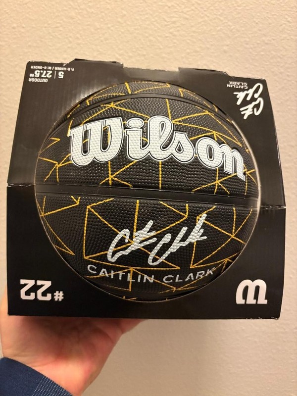 Caitlyn Clark (Wilson Basketball) Mostly Black color