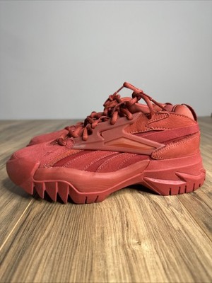 Reebok Club C Cardi B V2 Mars Red Women s Size 9 Chunky Platform Sneakers