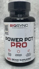 BioSync Supplement Power PCT Pro for Men 60 Capsules - Exp 01/2028