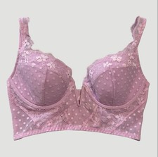 NEW Victorias Secret 36C Dream Angels Corset Bra Lace Polka Dot Mesh