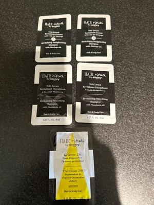 5x  Hair Rituel by Sislley Shampoo Samples and The Cream Samples