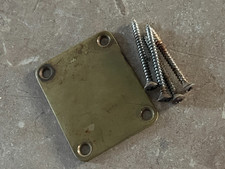 1980 Fender The Strat gold neck plate Stratocaster guitar