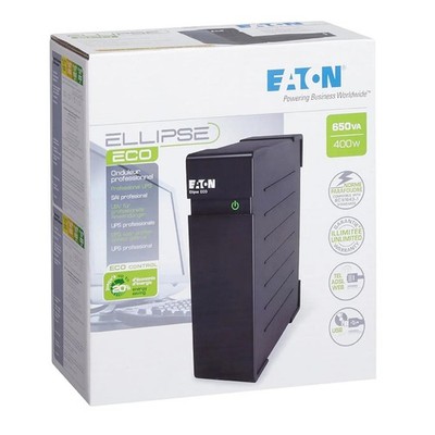 Eaton Ellipse ECO 650 EL650FR USV UPS 650VA 400W Notstrom Schuko PC Router NAS