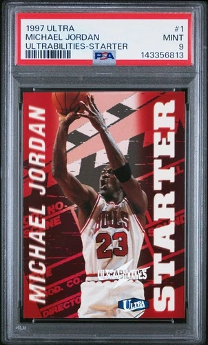 Michael Jordan 1997-98 Fleer Ultra Ultrabilities #1 PSA 9 Mint