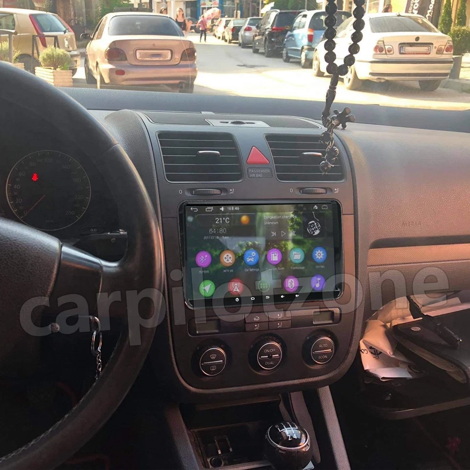 For 2008 VW Volkswagen R32 Android 13 Navi CarPlay Android Auto Stereo Radio GPS Foto 2 de 4