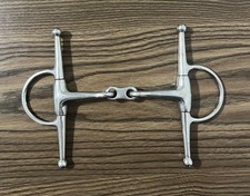 Korsteel Full Cheek Snaffle French Link Horse Bit English 5  