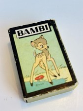 Vintage Bambi Mini Card Game, Russell Mfg Co 1946