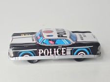 Vintage - Tin Highway Patrol Police Car - 3.25" Long - Made In Japan
