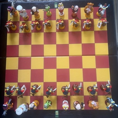 The Muppets / Kermit Collection Charakter Schachspiel - 32 Teile & Brett - ohne Box
