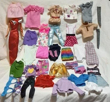 Vtg Mixed Lot Barbie Some Clone/ Handmade Clothes  36 Piece